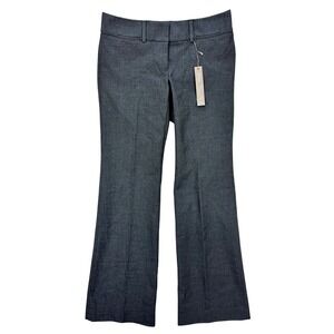 LOFT Marisa Trouser Pants Women's 00P Gray Straight Career Work Office